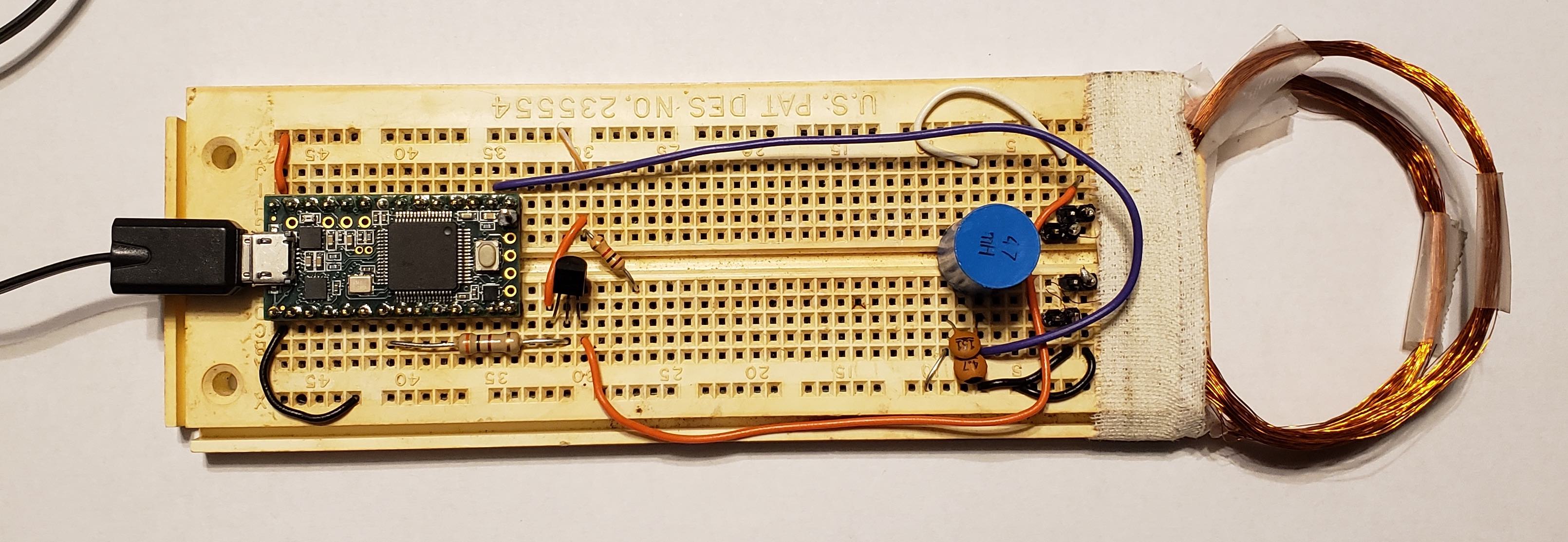 Card Reader Breadboard Layout